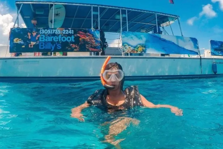 woman snorkeling